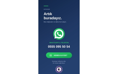 Yeni İletişim Hattımız Yayında
